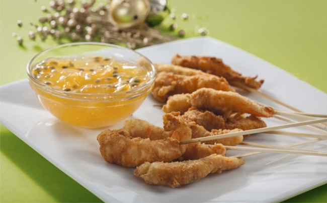 Langostinos empanizados